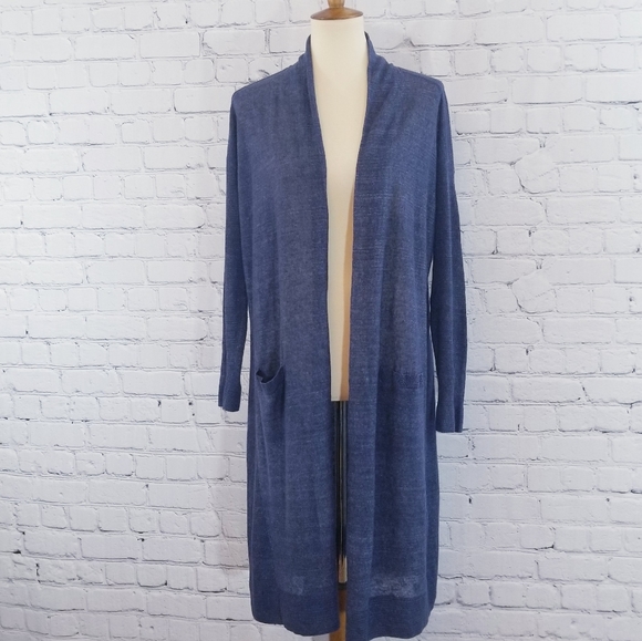 Vince Sweaters - Vince Linen Blend Long Cardigan, Size XS